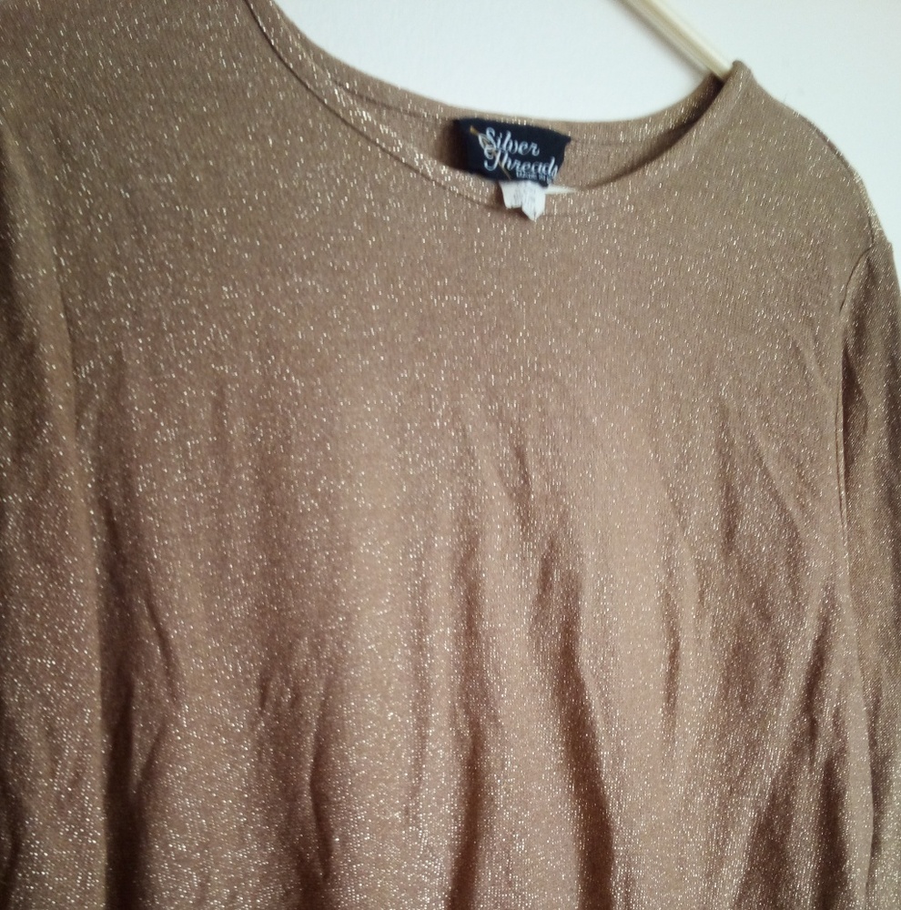 Silver Threads metallic shirt